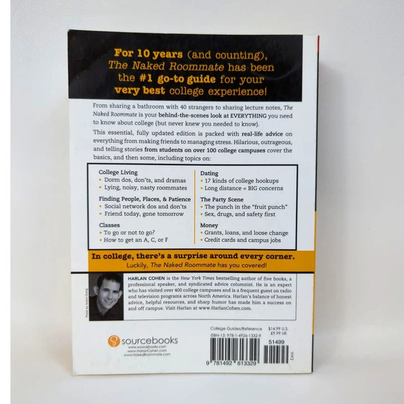 The Naked Roommate Paperback book - Picture 3 of 7